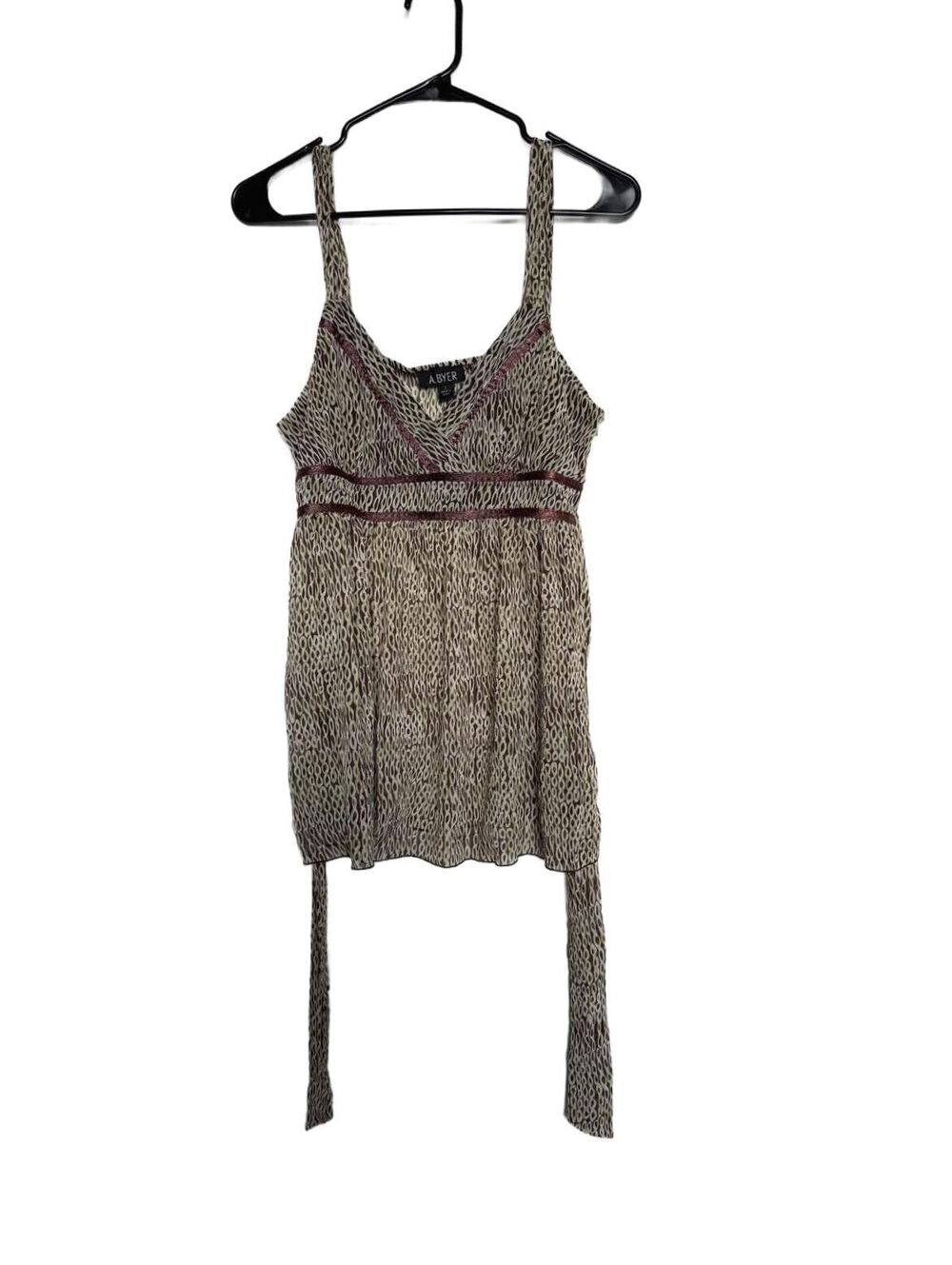 Y2K Cute Sheer V-Neck Tank Top Blouse with Tie Waist